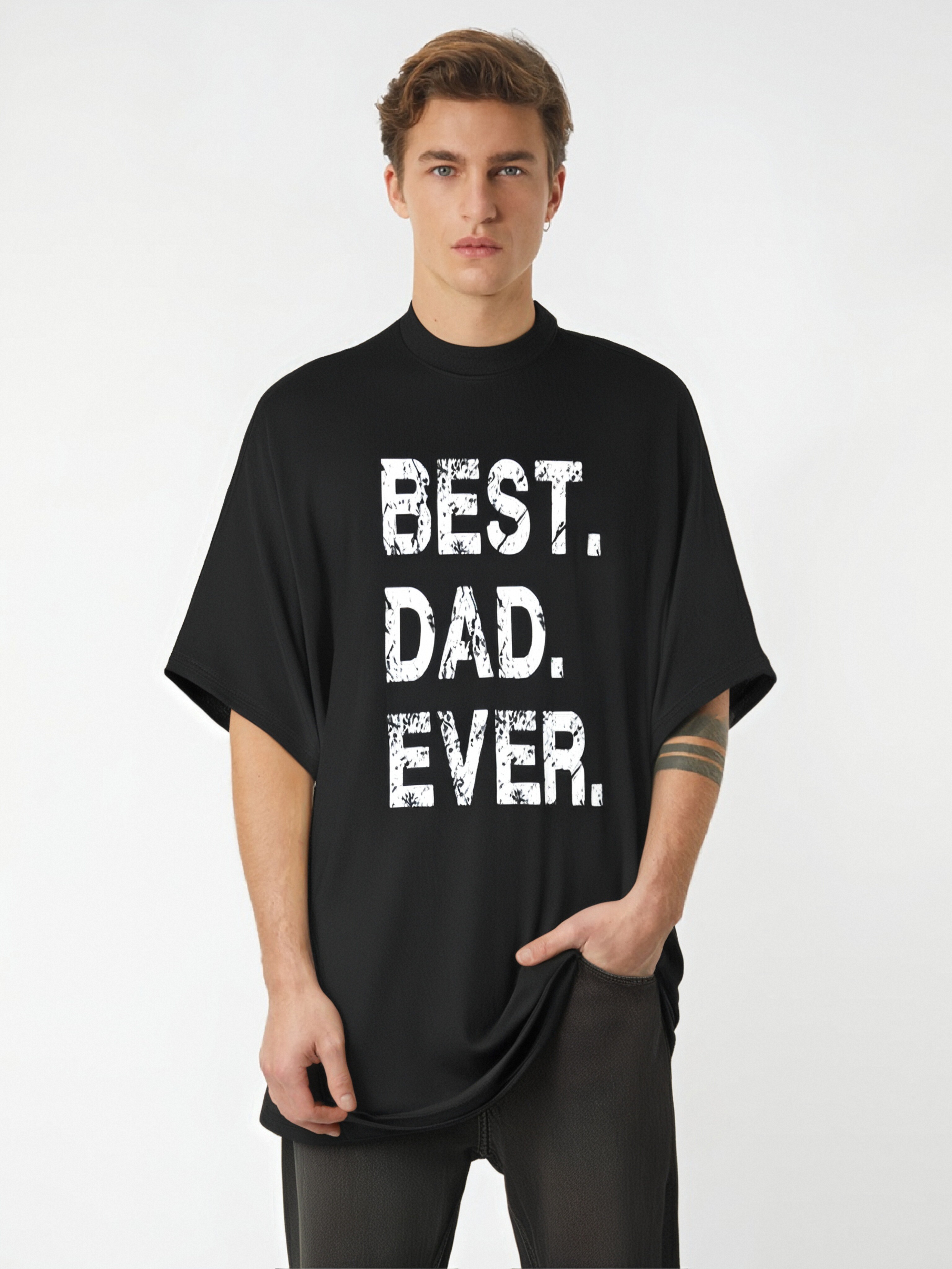 Camiseta familiar con el mejor papá del mundo, humor, novedad